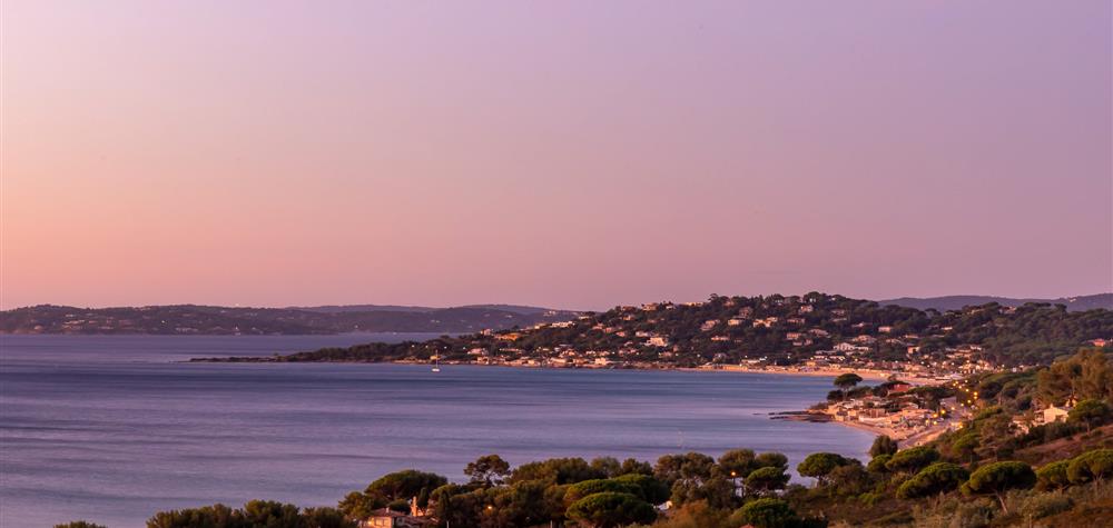 Sunrise on Nartelle Beach in Sainte Maxime
